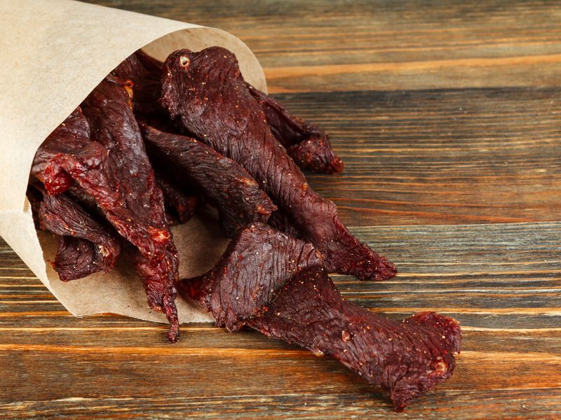 Biltong beef jerky snack South Africa — © Boltenkoff / iStock.