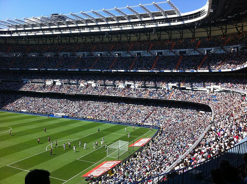 Madrid’s soccer stadium Santiago Bernabéu — © Juan Maalmazan / Pixabay.
