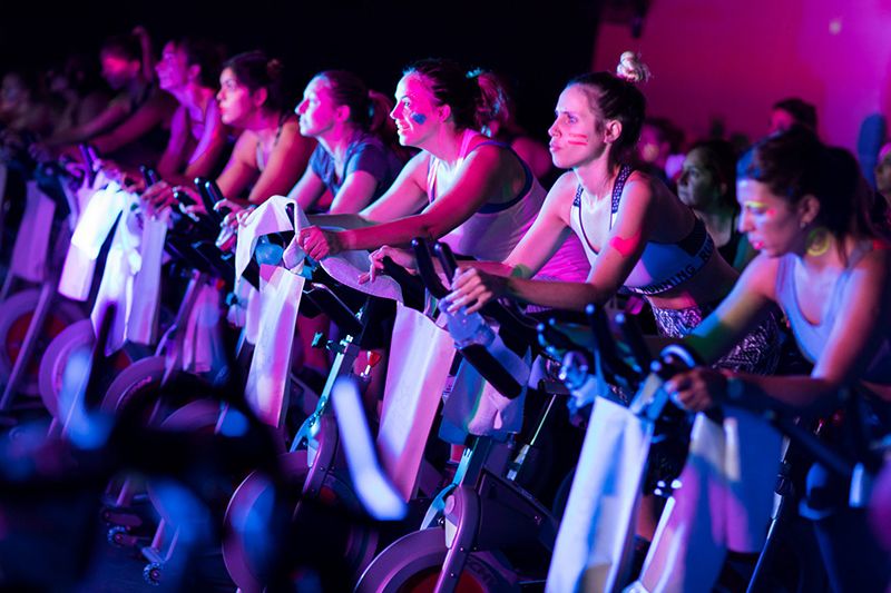 Spinning classes in Buenos Aires — © Rockcycle.