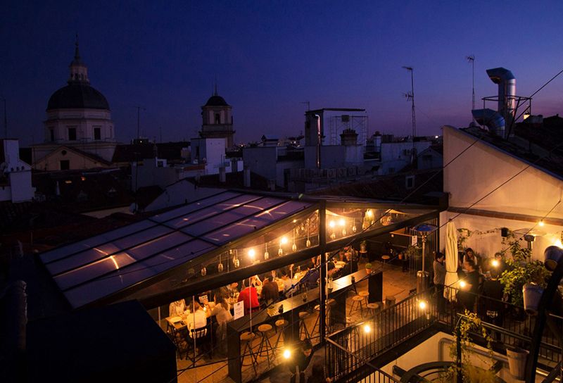 The Hat rooftop bar in Madrid — © The Hat Madrid.