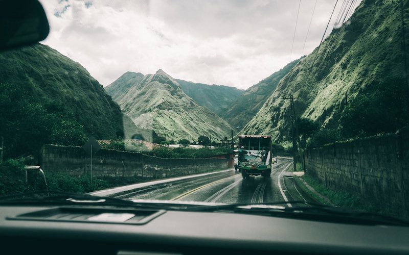 Road to Baños in Ecuador — © Nick Anderson.
